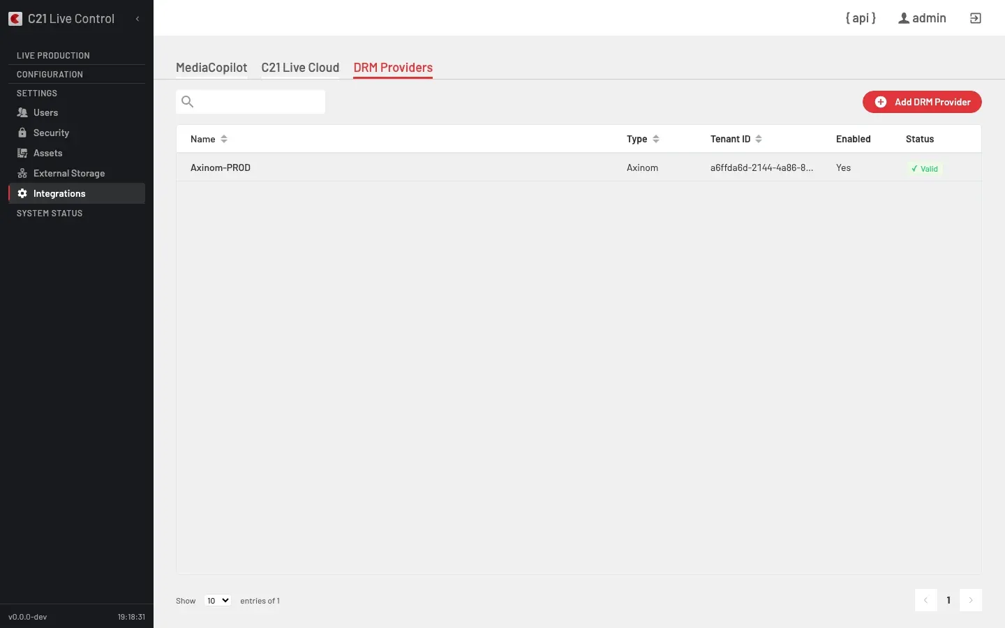 DRM providers